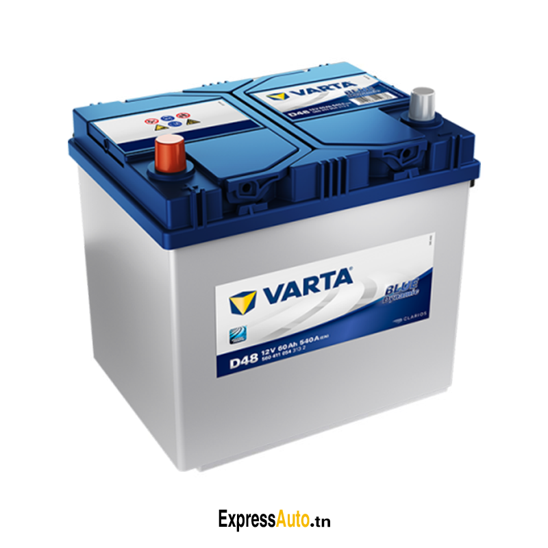 
BATTERIE VARTA D48, référence D48
Les batteries automobiles VARTA Blue Dynamic