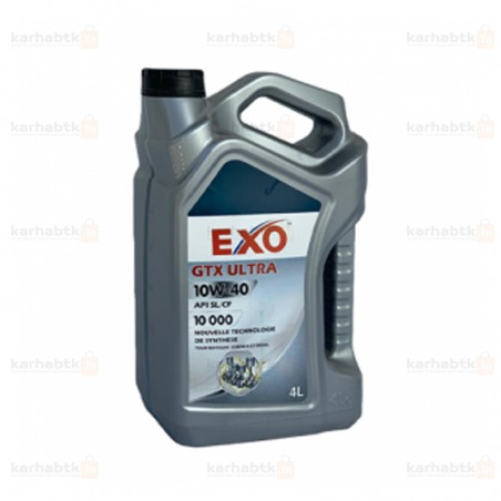 HUILE EXO 10W40 4L vente pieces auto pas cher en tunisie 